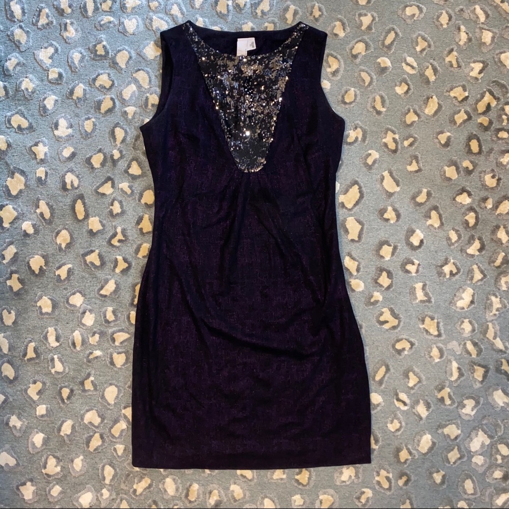 Purple Sheath Dress
